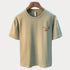 Summer high-end short sleevetmen's T-shirt 2024 new fashionable printed loose fashion versatile stretch top